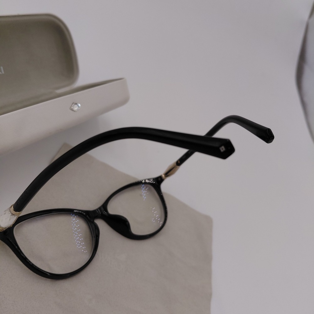 Swarovski SK5311 Womens Plastic Eyeglass & Case Frame Only Crystals Black Luxury - Picture 7 of 11